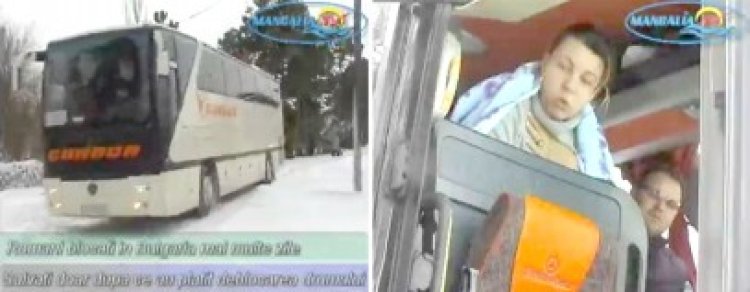 Românii înzăpeziţi în Bulgaria au trăit clipe de coşmar